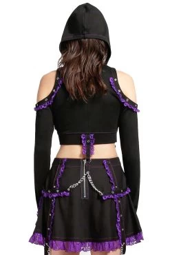 Tripp NYC Lolita Crop Hoody [Black/Purple] -Alchemy Store RX4387 BLKPURPLE B 1000x 15f9038e 0f40 4955 8066 61c357ead328