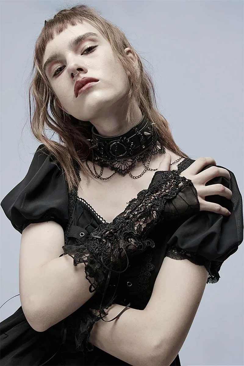 Spider Byte Goth Gloves 5 Spider Byte Goth Gloves - Image 3