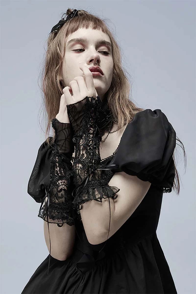 Spider Byte Goth Gloves 3 Spider Byte Goth Gloves