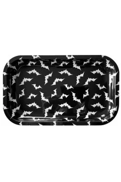 Luna Bats Big Tin Tray [BLACK]