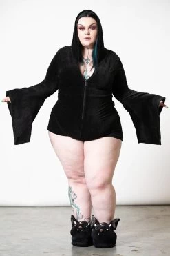 Spirit Of Slumber Hooded Playsuit -Alchemy Store SPIRIT OF SLUMBER HOODED PLAYSUIT PLUS W B x1600copy