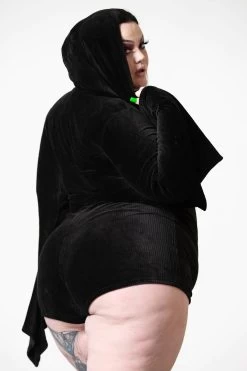 Spirit Of Slumber Hooded Playsuit -Alchemy Store SPIRIT OF SLUMBER HOODED PLAYSUIT PLUS W F x1600copy