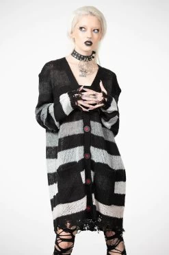 Stripe Of Evil Cardigan [UNISEX] -Alchemy Store STRIPE OF EVIL CARDIGAN W D x160 10abaed3 6a69 44d2 ace9 9adc931208d2