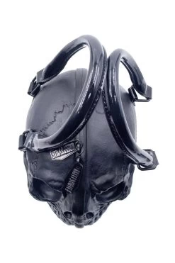 Skull Collection Handbag [BLACK] -Alchemy Store Sculptured Skull Handbag