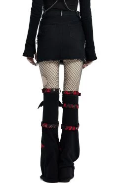 Little Black Raincloud Mini Skirt -Alchemy Store Sexy Punk Skirt