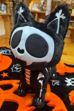 Skelekitty Plush Toy [Deluxe] -Alchemy Store Tim Byrton Cat Toy