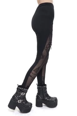 Victorian Charms Cut-Out Leggings -Alchemy Store Transparent Leggings
