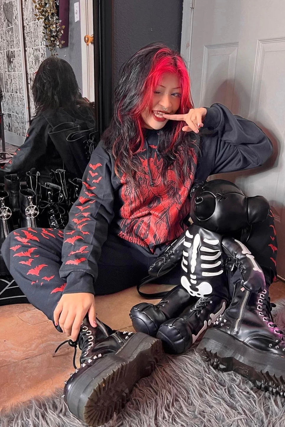 Creature Of The Night Sweatshirt 7 Creature Of The Night Sweatshirt - Image 5