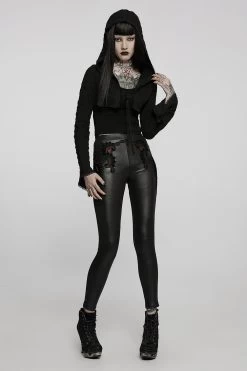 Liquid Lace Wet Look Leggings 12 Liquid Lace Wet Look Leggings -Alchemy Store Victorian Goth Leather Leggings