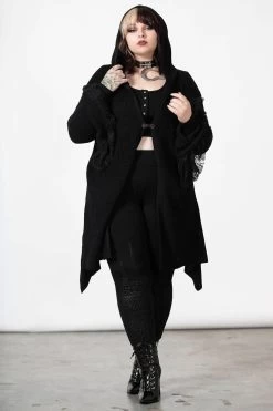 Wild Craft Longline-Cardigan -Alchemy Store WILD CRAFT KNIT LONGLINE CARDIGAN PLUS W C x1600copy