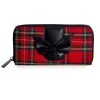 Plaid Batwing Wallet [RED PLAID] -Alchemy Store WT41075 20RED1copy