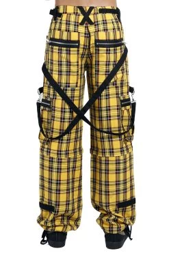Tripp Clash Pants [Yellow Plaid] -Alchemy Store YP7272M YELPLD B