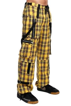 Tripp Clash Pants [Yellow Plaid] -Alchemy Store YP7272M YELPLD S