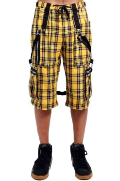Tripp Clash Pants [Yellow Plaid] -Alchemy Store YP7272M YELPLD SHORT