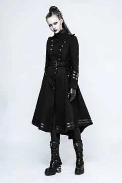 Seance Soldier Military Goth Coat 16 Seance Soldier Military Goth Coat -Alchemy Store a00030