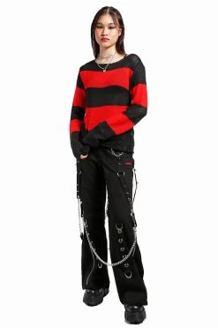 Tripp U-Chain Pants -Alchemy Store af4416 blk fl scaled 1