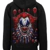 Killer Clowncore Hoodie [Zipper Or Pullover] -Alchemy Store clownZipperBack