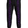Nevermore Raven Joggers [PURPLE] -Alchemy Store crow joggers purple