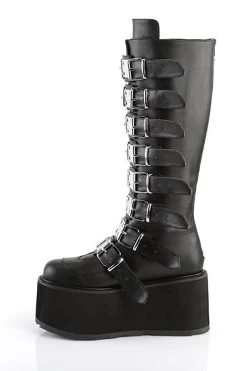 Queen Of The DAMNED-318 Boots [Black Vegan Leather] -Alchemy Store damned 318 bvl05 grande 53508dad fbe3 4490 9e6d 5f71a8ed4274