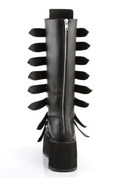 Queen Of The DAMNED-318 Boots [Black Vegan Leather] -Alchemy Store damned 318 bvl09 grande 7011f8a7 b791 431f b468 6b373ef2c8a9
