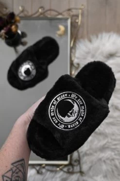 Starchild Fur Slippers -Alchemy Store dasacopy