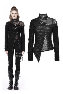 RIP To Shreds Fishnet Top