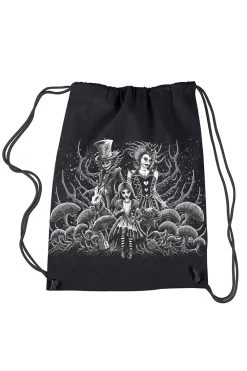 Malice In Wonderland Bag [Multiple Styles Available] -Alchemy Store drawstring backpack 9a4979bd 8f74 4421 98f4 40c2989069e4