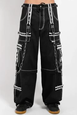 Tripp NYC Crazy Piper Pants [Black/White]