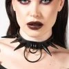 Synchro Spike Choker [MATTE BLACK] -Alchemy Store gdgf