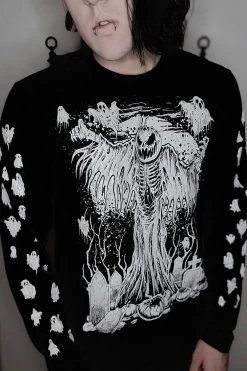 Pumpkin Reaper Tee [Multiple Styles Available] -Alchemy Store ghosttee