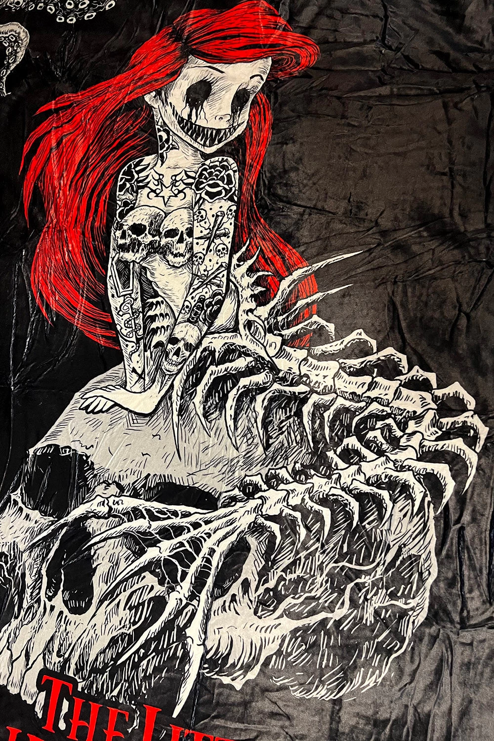 The Little Murdermaid Throw Blanket 9 The Little Murdermaid Throw Blanket - Image 7