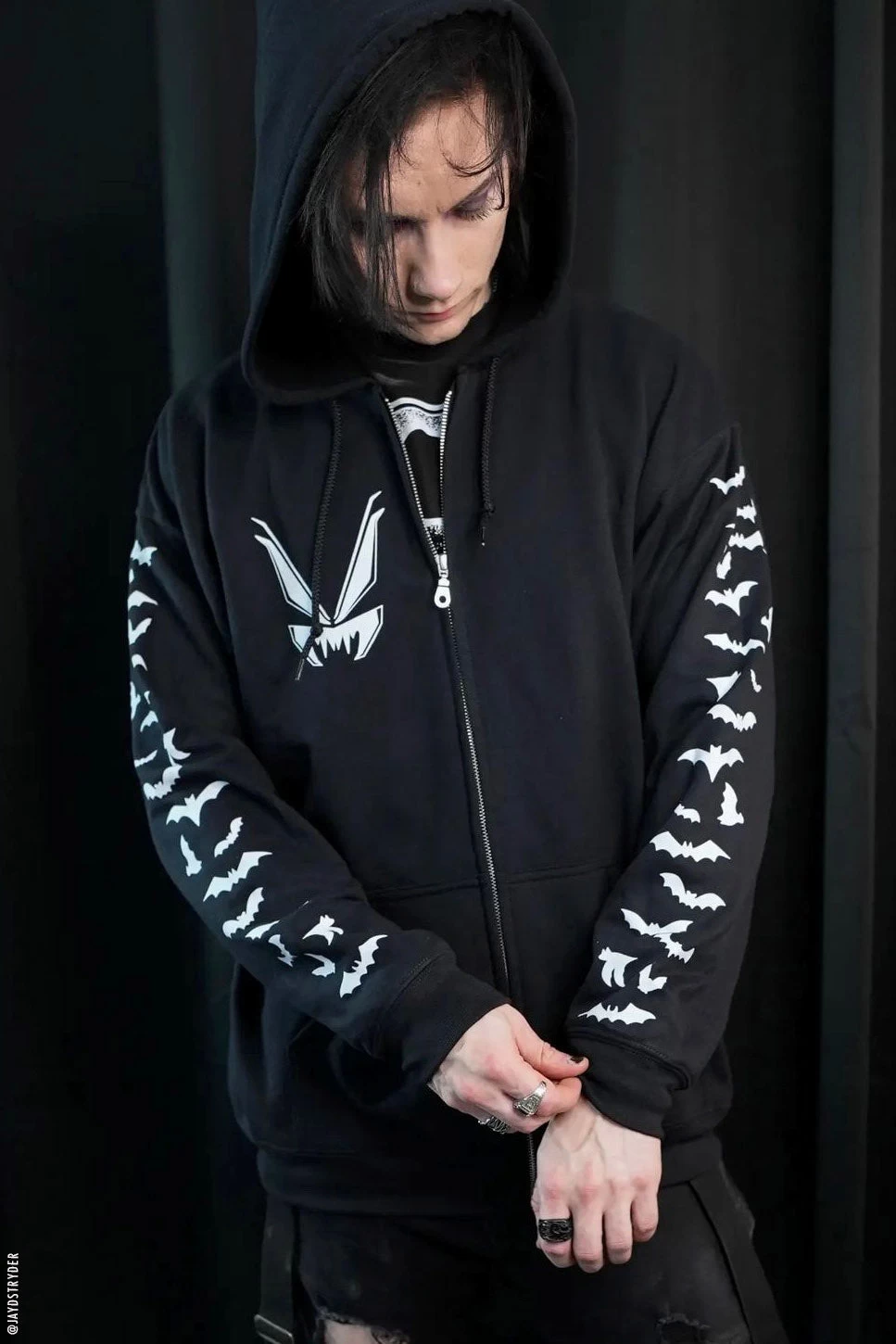 VF Bat Sleeves Zipper Hoodie 5 VF Bat Sleeves Zipper Hoodie - Image 3