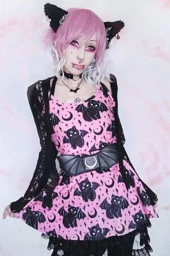 Vampurr The Vampire Cat Skater Dress