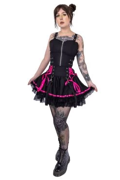 Lustre Dress -Alchemy Store lustre dress ladies black pink poizen industries 7copy