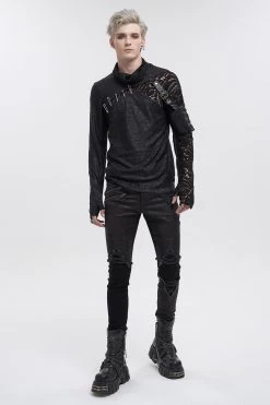 Wartorn Armored Top 12 Wartorn Armored Top -Alchemy Store mens cyberpunk shirt