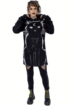 Moon Kitty Hood [Black]