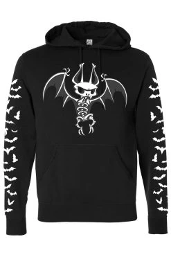 Batty Bones Hoodie [Zipper Or Pullover]