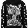 Pumpkin Reaper Hoodie [Ghost Sleeves] [Zipper Or Pullover] -Alchemy Store pumpkin ghosts hoodie back resize