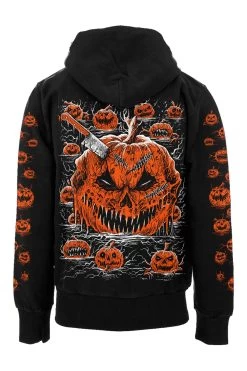 Possessed Pumpkin Patch Hoodie [Zipper Or Pullover]