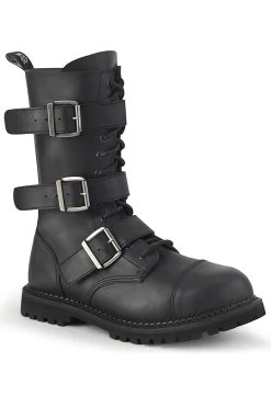 Lead The RIOT-12 Boots [Black Vegan Leather]