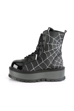 Spiderweb SLACKER-88 Boots [Black Vegan Leather] -Alchemy Store slacker 88 bvl pt05 5dc3be84 8f47 44e5 8cdb c198bbba4d4d