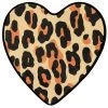 Leopard Heart Bath Mat