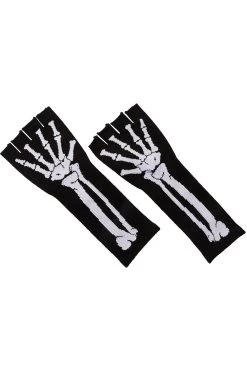 LEG AVENUE Skeleton Arm Warmers -Alchemy Store sxggdgdeet