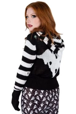 Spooky Ghost Zip Up Cardigan Sweater 14 Spooky Ghost Zip Up Cardigan Sweater -Alchemy Store too fast spooky ghost zip up long sleeve cardigan sweater 925070 1100xcopy