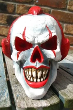 NEMESIS NOW Play Time Skull Scary Horror Clown Head Statue