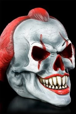 NEMESIS NOW Play Time Skull Scary Horror Clown Head Statue -Alchemy Store vdvdsscopy