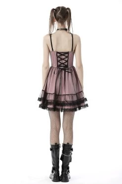 Porcelain Pink Doll Dress -Alchemy Store vgdghghfgd