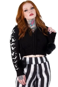 Stars And Bats Zip Up Cardigan Sweater -Alchemy Store vvvvvvv d58dda40 18cc 4a23 91e9 c0925c2d80ed