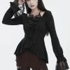 Romantic Goth Ruffles Top