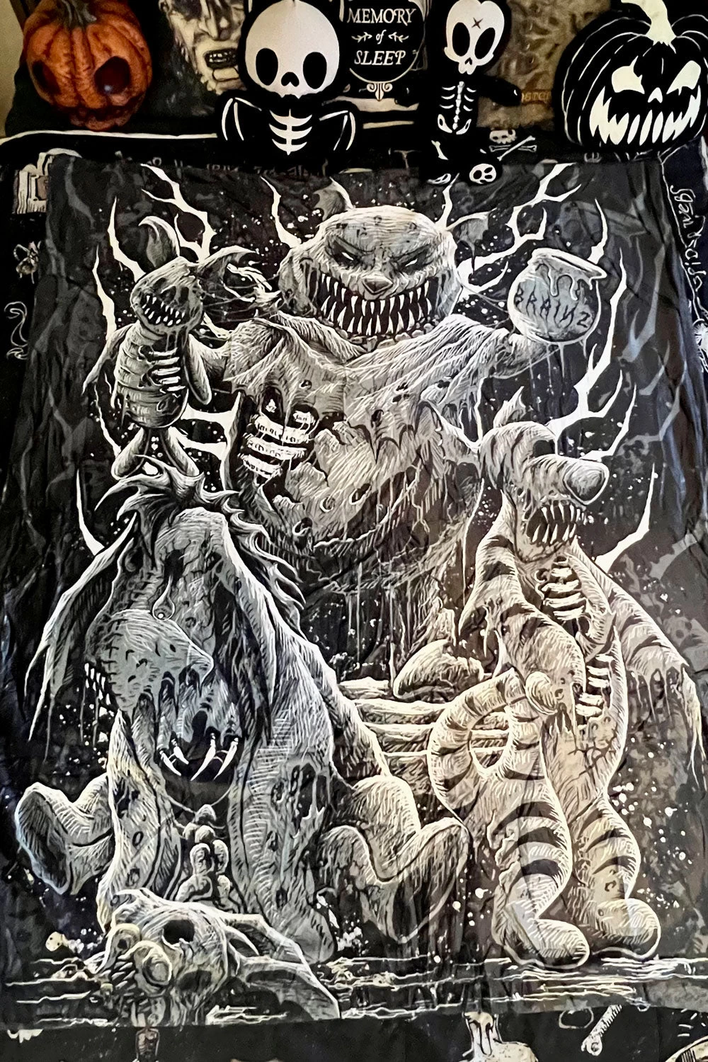 Winnie The Pooh's Bloody Honey Throw Blanket 5 Winnie The Pooh's Bloody Honey Throw Blanket - Image 3